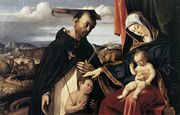 Madonna and Child with St Peter Martyr 1503 Reproduction