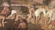 Girls Bathing 1520-23 Reproduction